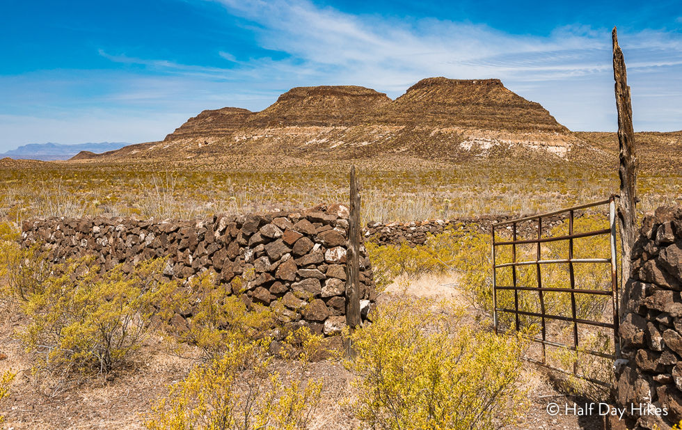 Papalote Rancho Viejo Corral at Big Bend Ranch State Park