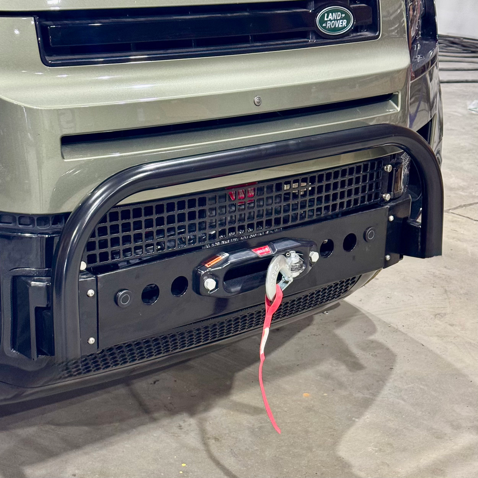 Winch Tray Bull Bar A Bar for Land Rover Defender 90 110 130