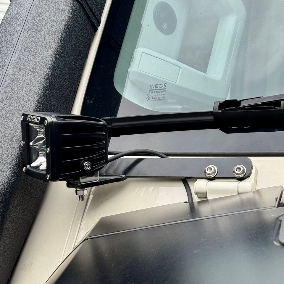 Ditch Light Brackets for Ineos Grenadier and Quartermaster