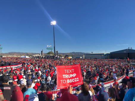 Huge Crowd at Carson City Trump Rally