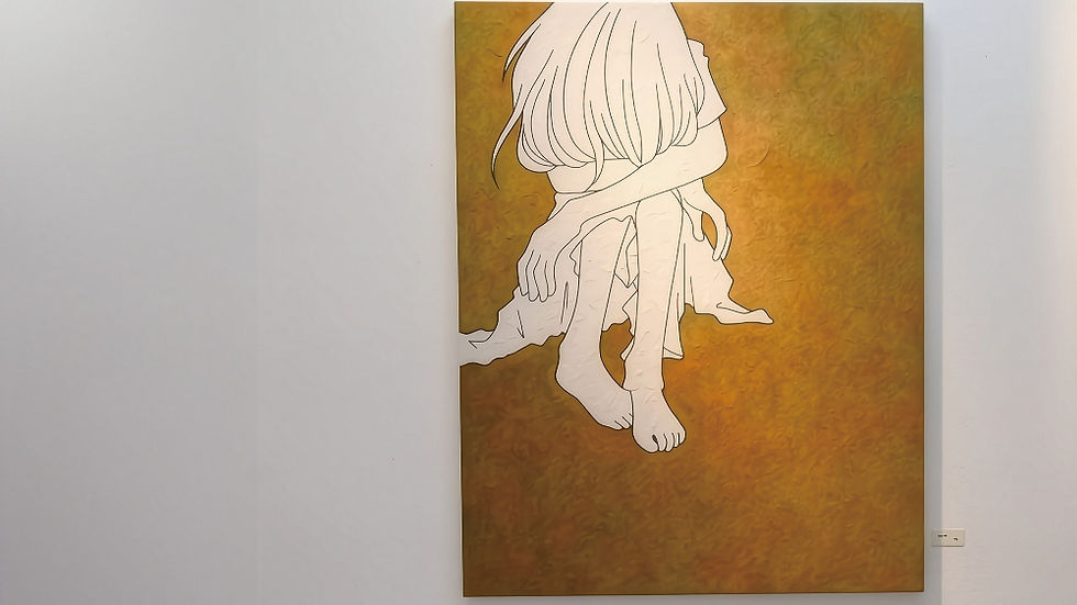 うずくまる少女が顔をあげたときー色鉛筆のアーティストTON 新作個展/空を追う/TORGALLERY/2025.11.22~11.27