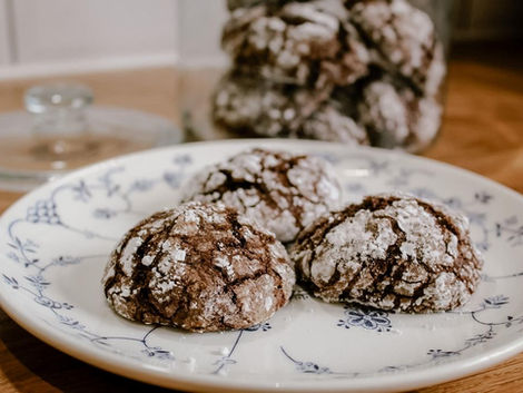 Grandma's Chocolate Crinkle Cookies-gluten, dairy free