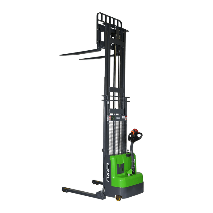 Thumbnail: EKKO EB14C-138Li 3000 lb. Lithium Straddle Stacker