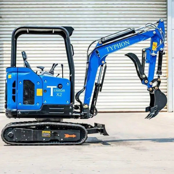 Thumbnail: TYPHON TERROR X2 STORM Mini Excavator 2.5 Ton Diesel Kubota V1505 25HP...