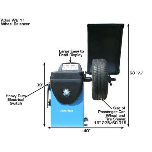 Thumbnail: Atlas WB11 Computerized Wheel Balancer