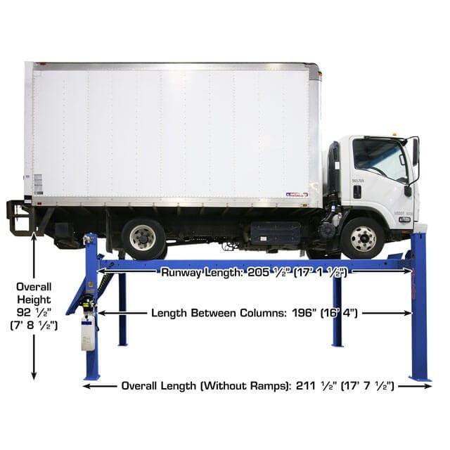 Thumbnail: Atlas Platinum PVL14 4 Post Lift + RJ7000 Rolling Jacks ALI Certified Combo