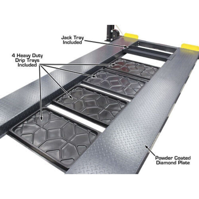 Thumbnail: Atlas PREMIUM 408SL 4 Post Lift + RJ35 Sliding Jacks Combo