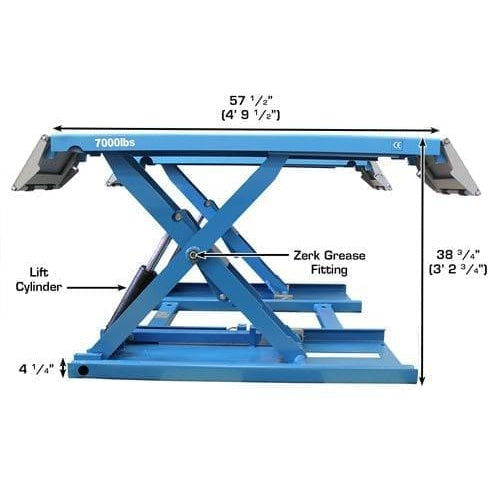 Thumbnail: Atlas 7K-Kwik-Bay 7,000 lb Portable Mid-Rise Lift