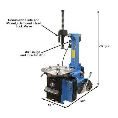 Thumbnail: Atlas TC755EZ Tire Changer + WB49-2-PRO Wheel Balancer Combo Package