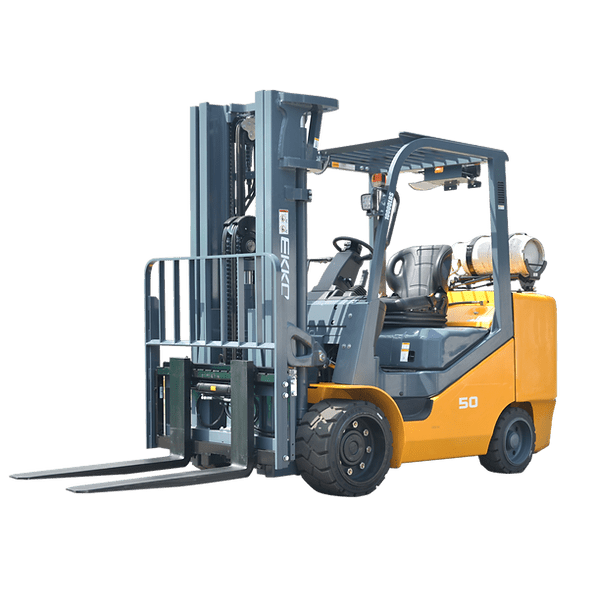 Thumbnail: EKKO EK50LP Forklift (LPG) 10,000 lbs cap, 185" Lift Height