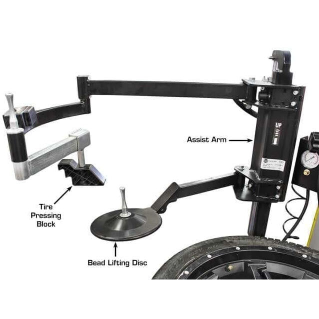 Thumbnail: Atlas Platinum PTC300 Rim-Clamp Tire Changer w/ Assist Arm