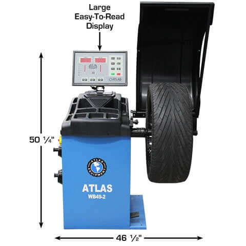 Thumbnail: Atlas WB49-2 Premium 2D Computer Wheel Balancer