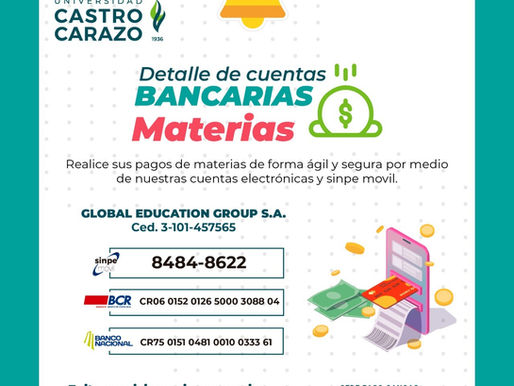 ¡Ya habilitado el descuento de matrícula en línea!