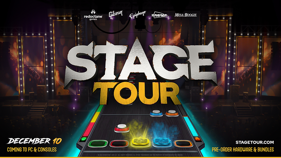 STAGE TOUR TAKES CENTER STAGE AT OPENING NIGHT LIVE GAMESCOM: LAUNCHES DECEMBER 10 WITH HUGE 90+ SONG TRACKLIST AND GAME & GUITAR BUNDLE WITH PRE-ORDERS LIVE NOW!