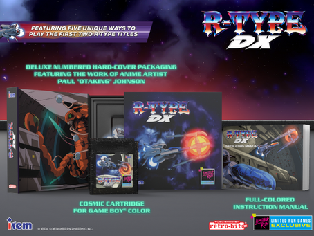 Five Epic Battles, One Incredible Franchise: The Fate of the Universe Rests in Your Hands as R-Type DX Comes to Physical Cartridge!