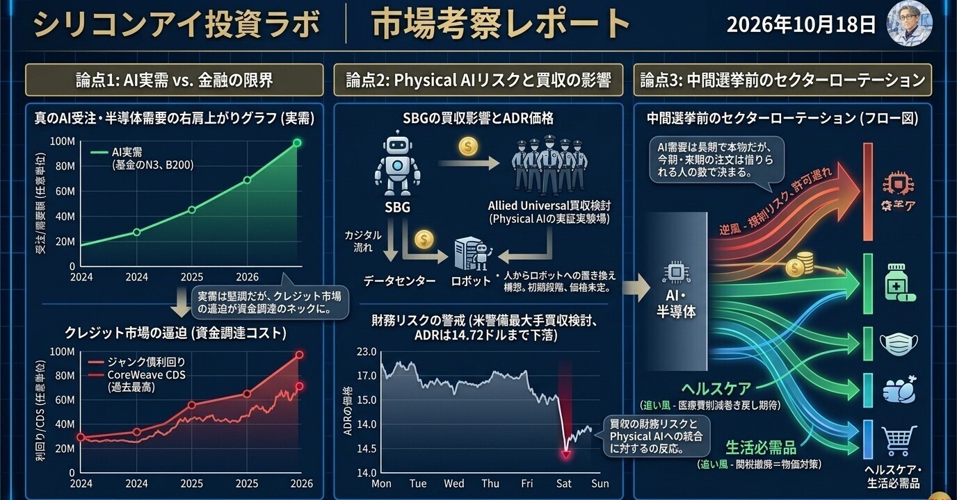 週明けの半導体・AI相場の見通し 資金調達コストと市場の構造を整理
