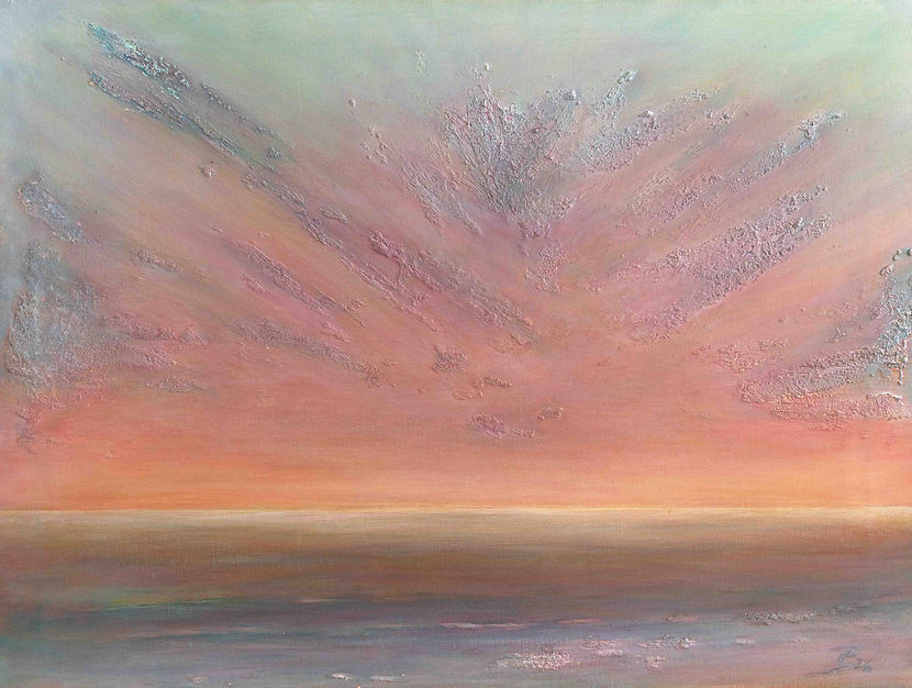 Aufbruch IV - Peter Stahr - Acrylmischtechnik auf Leinwand - 60 x 80 cm