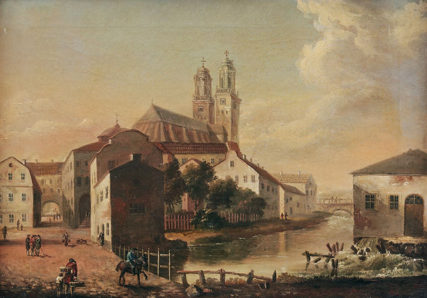 Uppsala domkyrka Carl Peter Hilleström 1800. © Wikimedia Commons.