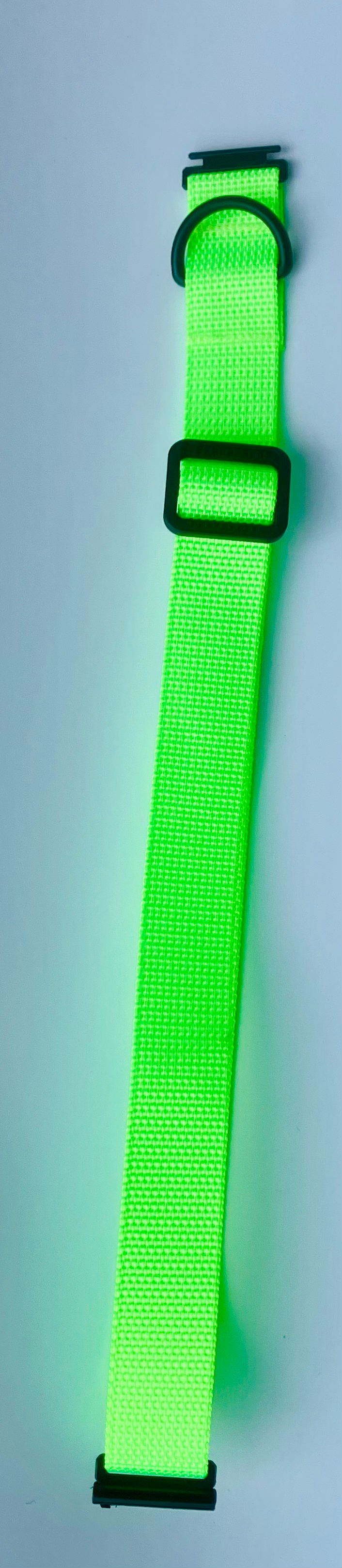 Thumbnail: Veiligheidshalsband met Breekpunt® – 25 mm – Neon Geel