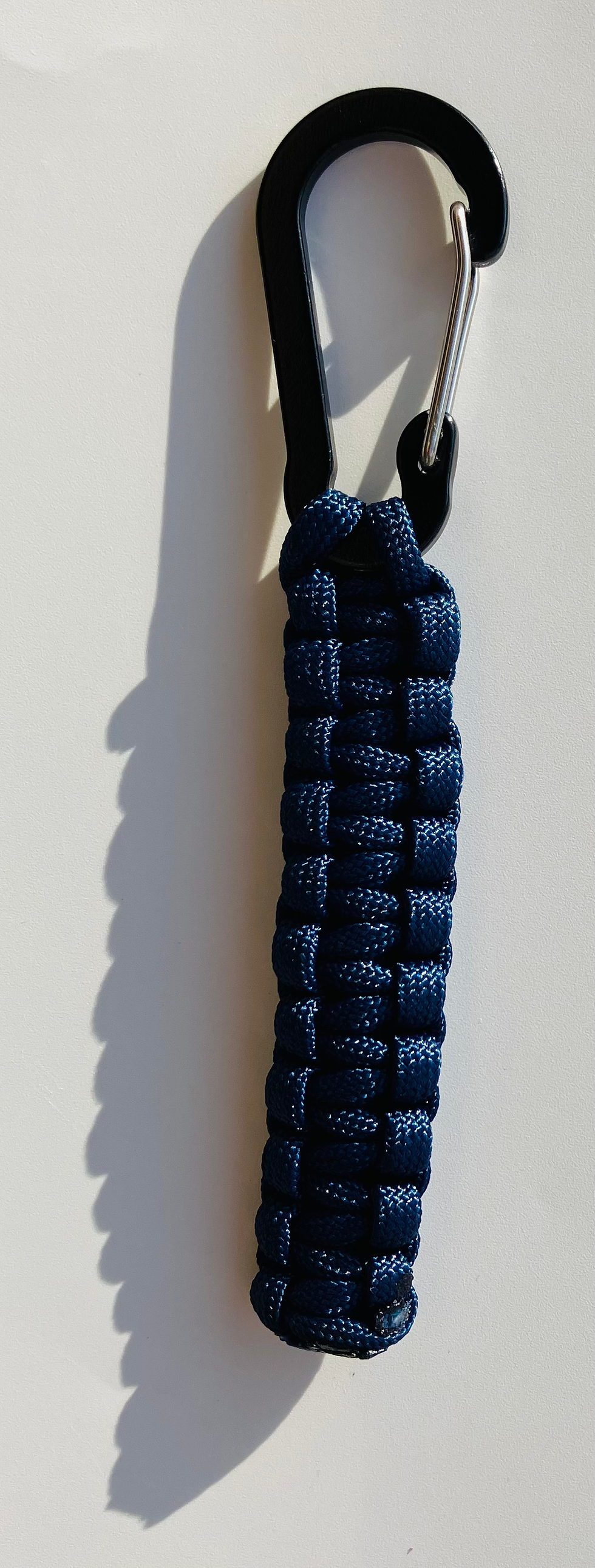 Thumbnail: TugTool Clip-On donkerblauwe paracord koordhouder voor assistentiehond