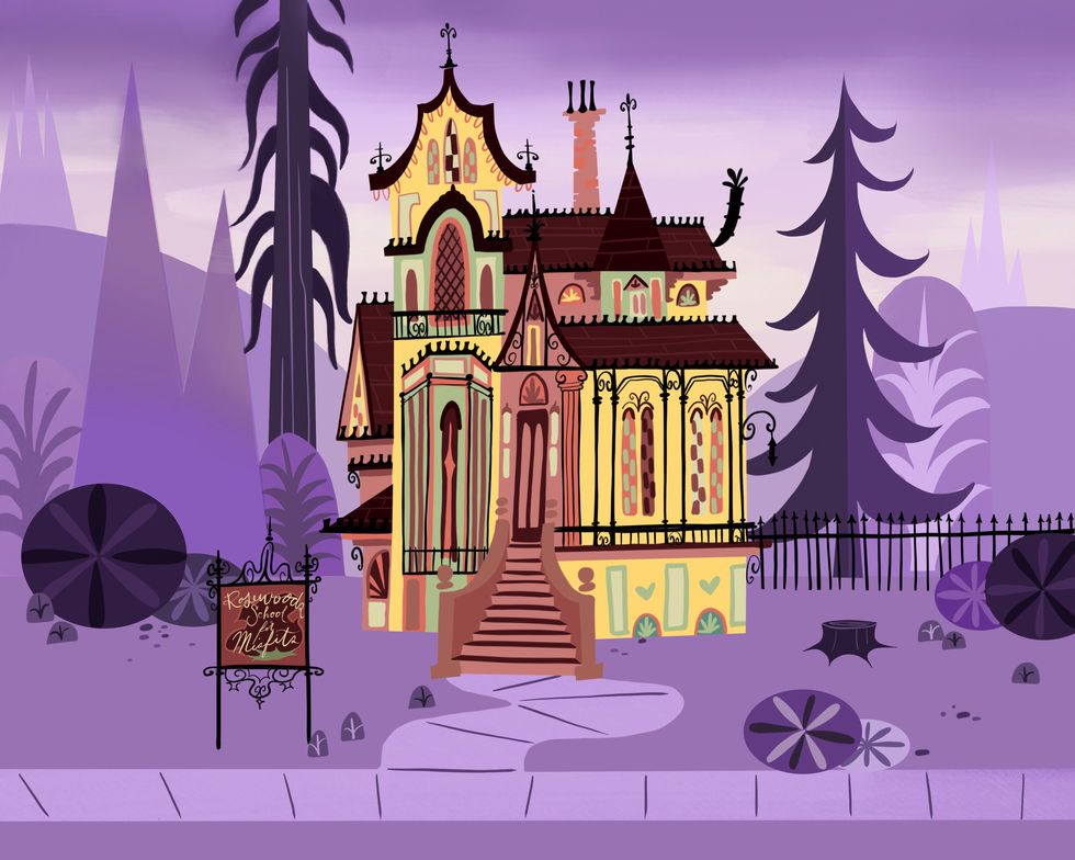 Background design inspired by Fosters Home For Imaginary Friends