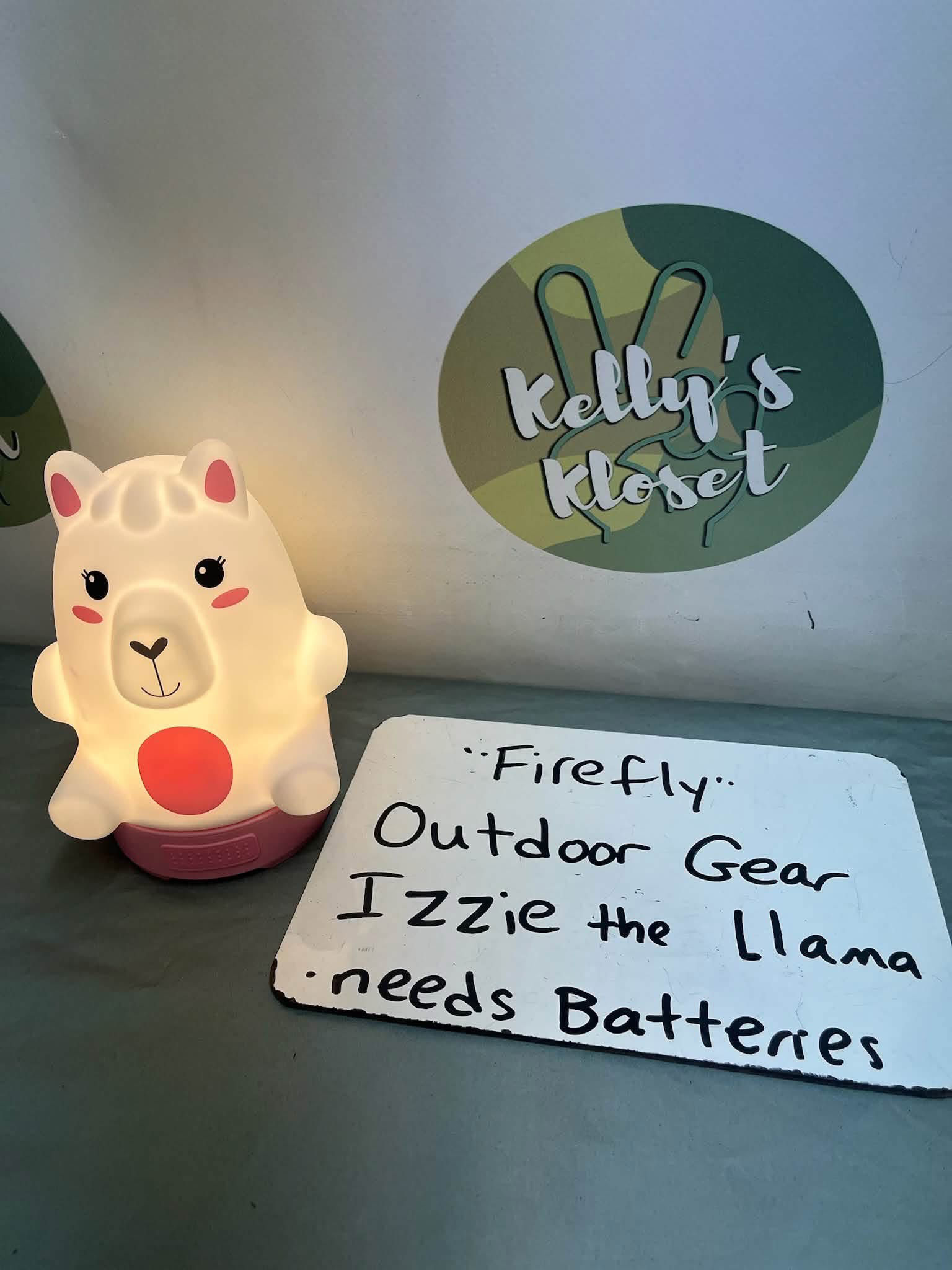 Firefly- Outdoor Gear- Izzie the Llama