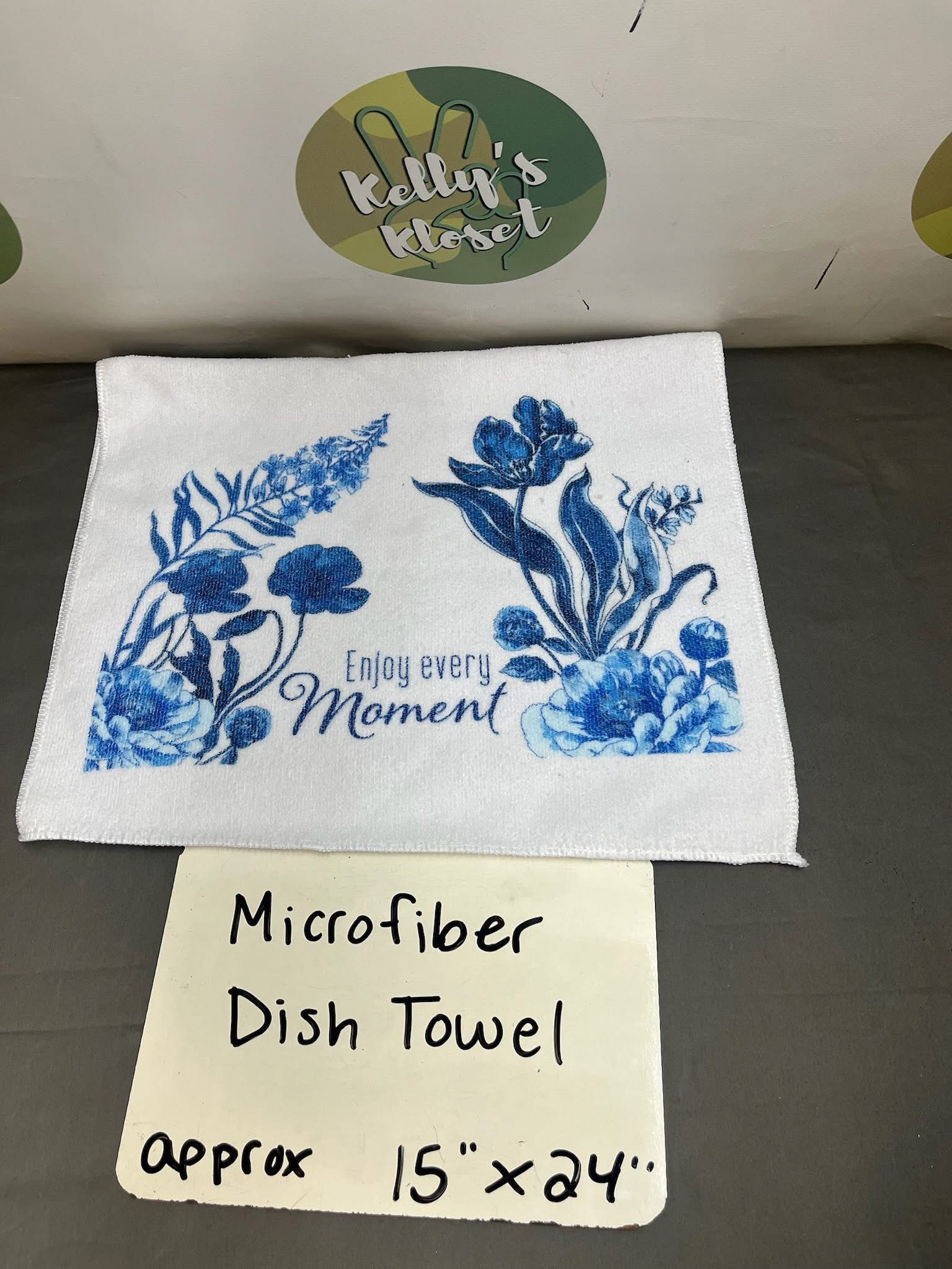 Microfiber Dish Towel- Size: 15” x 24”