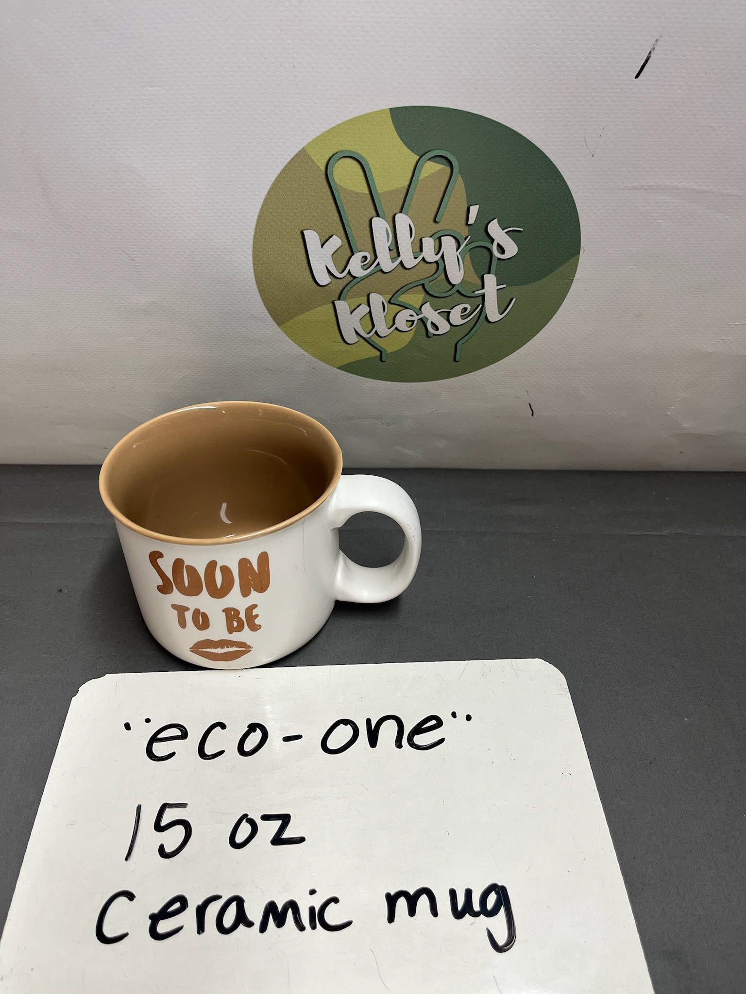 EcoOne- Ceramic Mug- Size: 15 oz