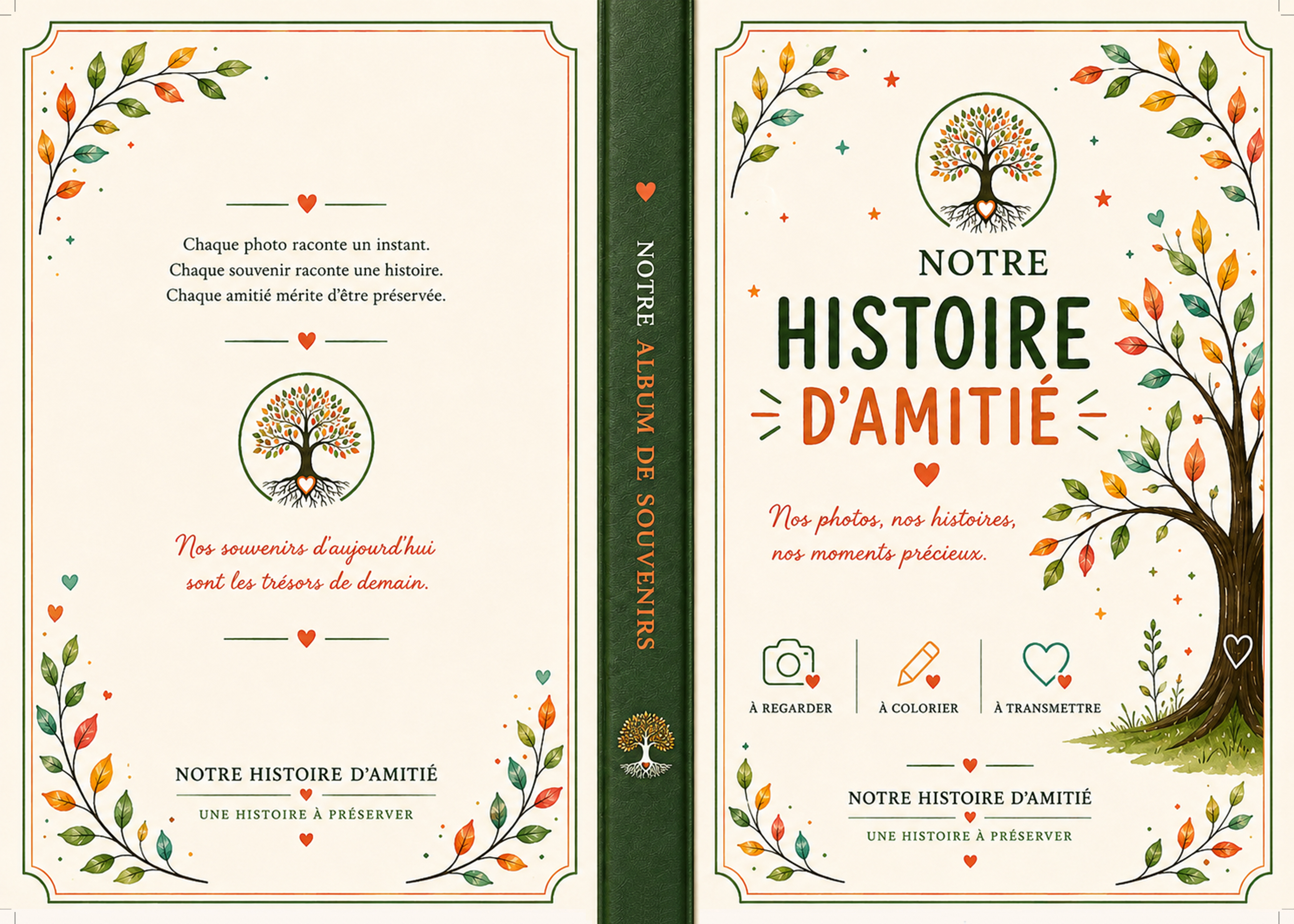 Couverture originale de l’album Notre Histoire d’Amitié
