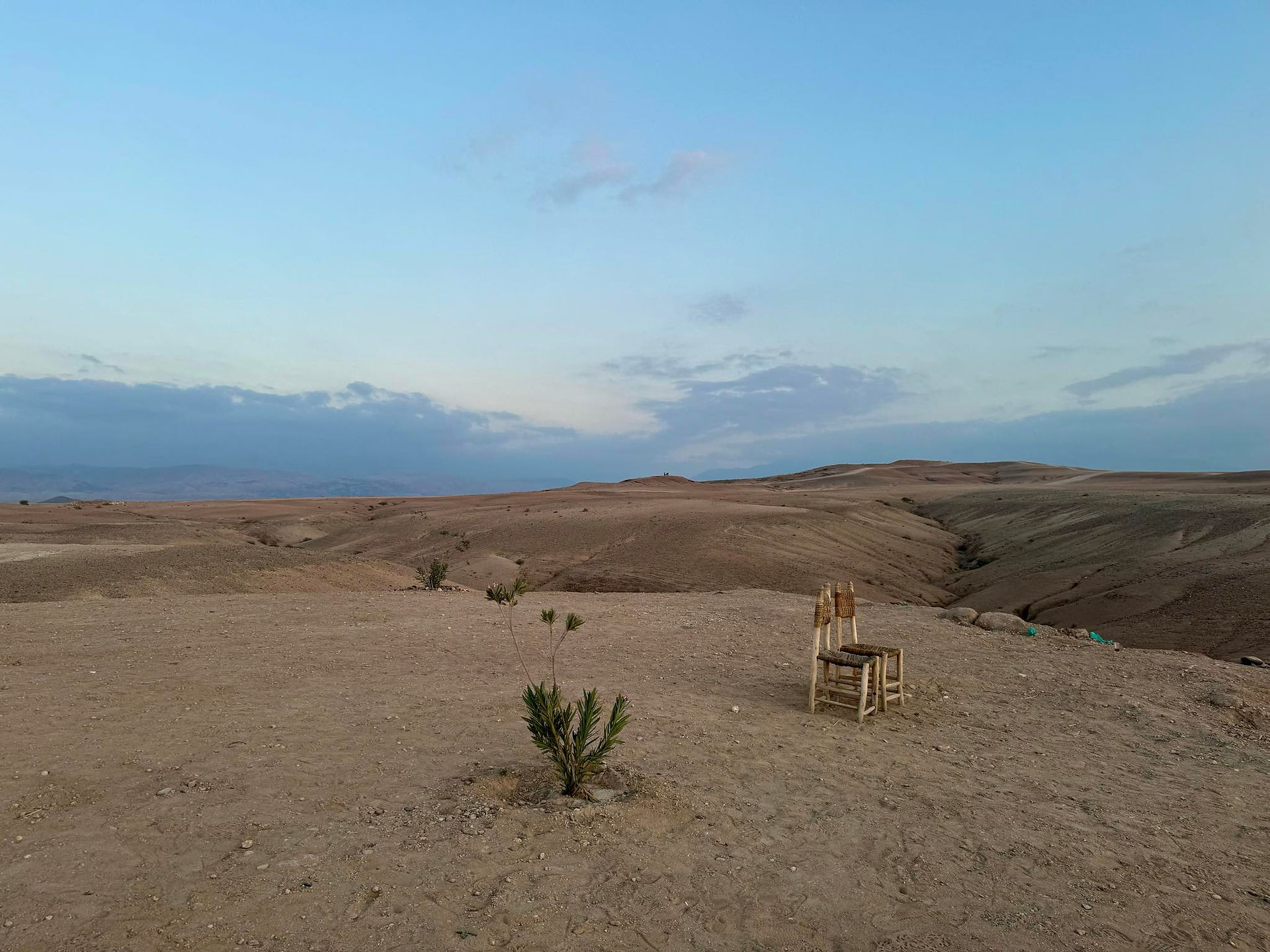 View of Agafay desert in Marrakech - Nomadik Morocco