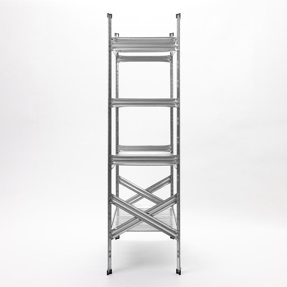 Sīktēls: Cinkots metāla plaukts, 1972x1200x320
