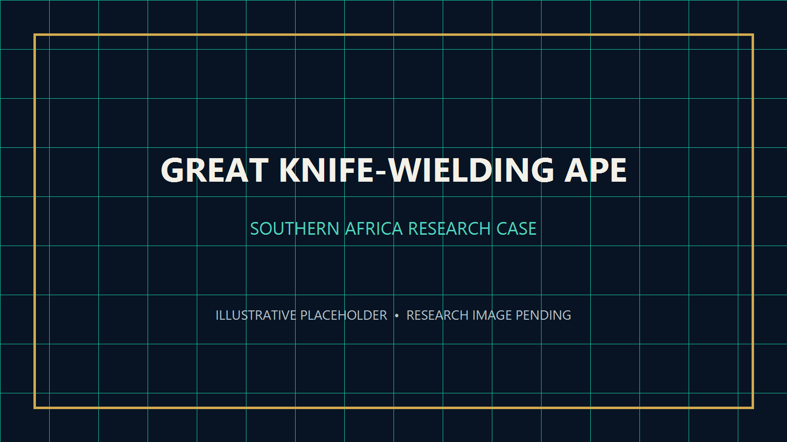 Great Knife-Wielding Ape