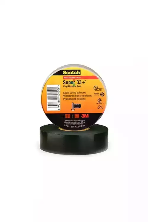 3M Scotch Super 33+ Vinyl Electrical Tape. 19mm X 66-Feet (2 and 4 Piece)