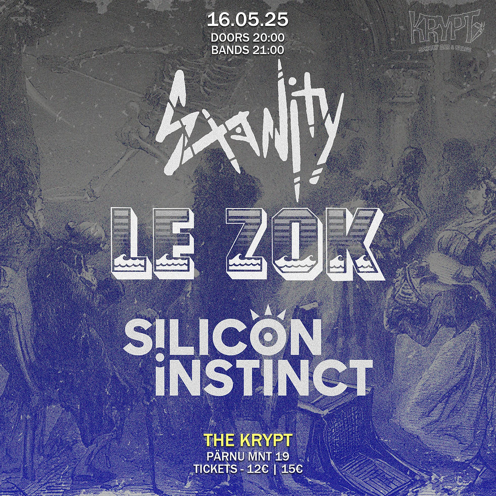 16th May 2026 we'll be back at 🩸 The Krypt 🦇 again