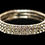 Thumbnail: Triple Row Diamond Cuff Bracelet