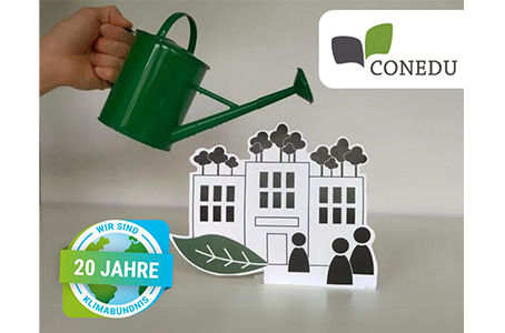Grüne Gießkanne, Logo Klimabündnis Steiermark
