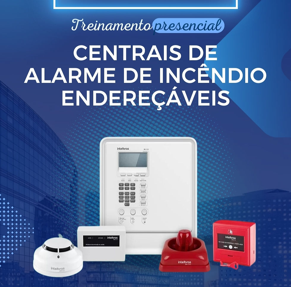 Treinamento: Centrais de Alarme de Incêndio Endereçáveis 