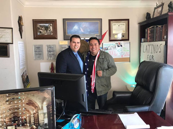 "But one of the most visible surrogates, Latinos for Trump founder Marco Gutiérrez, seems to ha