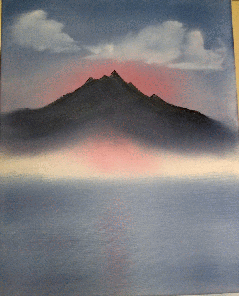"Glowing Mountain"