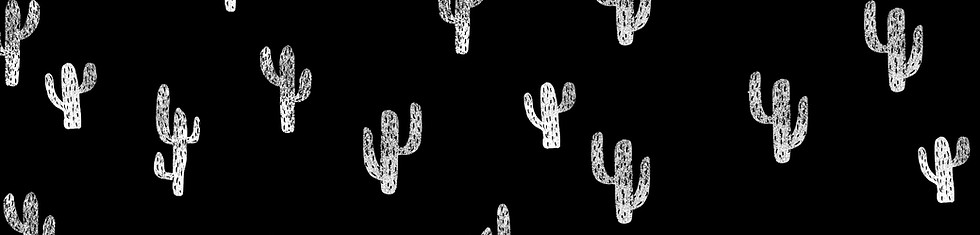 Black and White Cactus