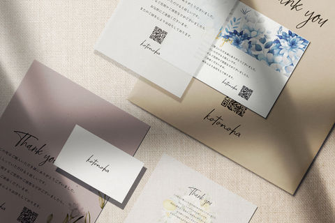 オリジナルメッセージカード
サンキューカード