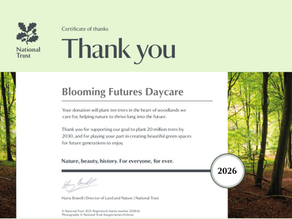 We’re Proud to Support the National Trust Plant a Tree Campaign