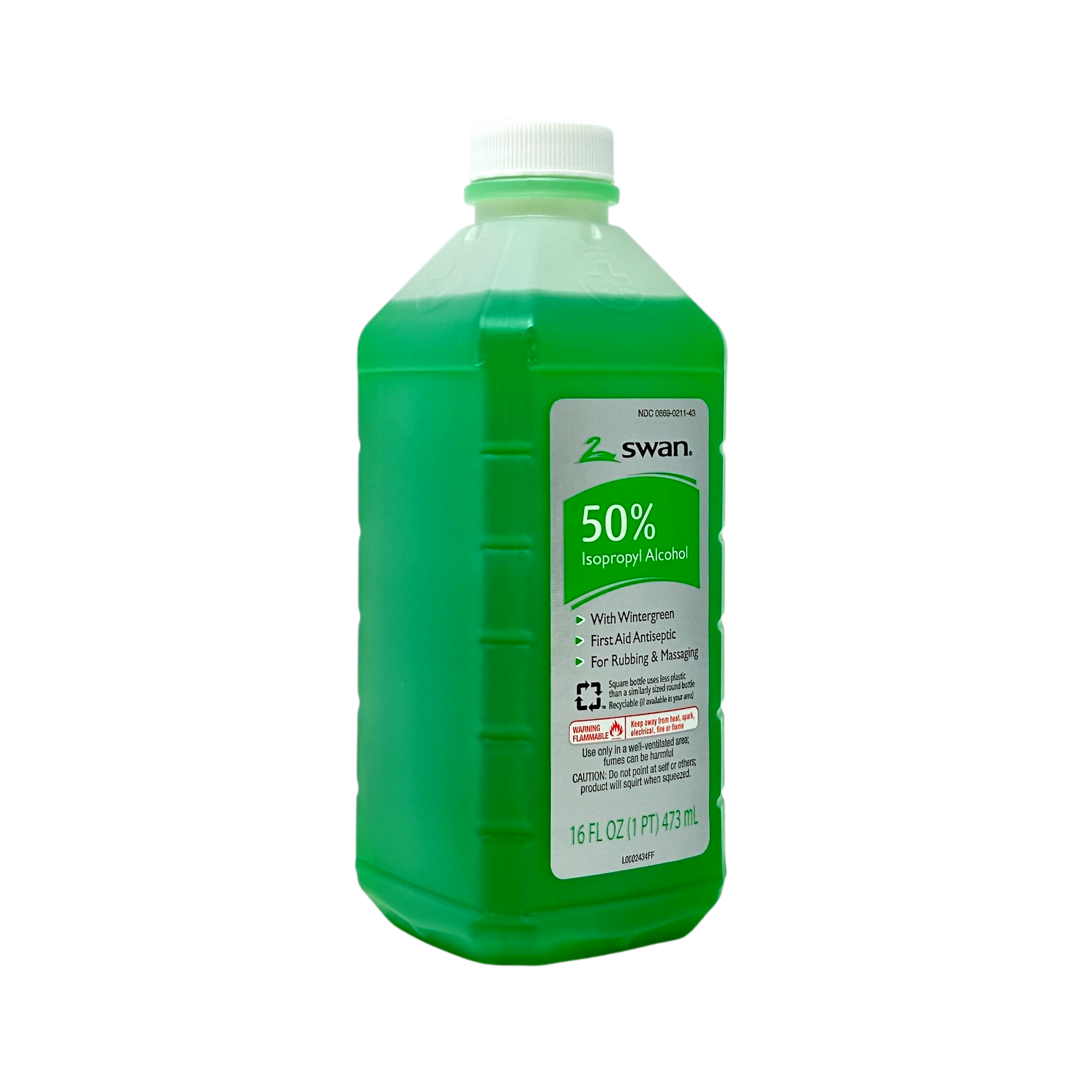 Alcohol Verde 50% 16 oz.