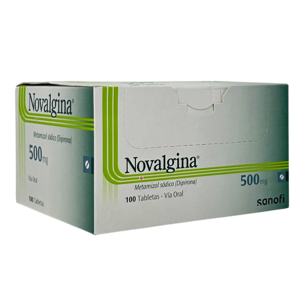 Novalgina 500 mg. Display 100 Past.