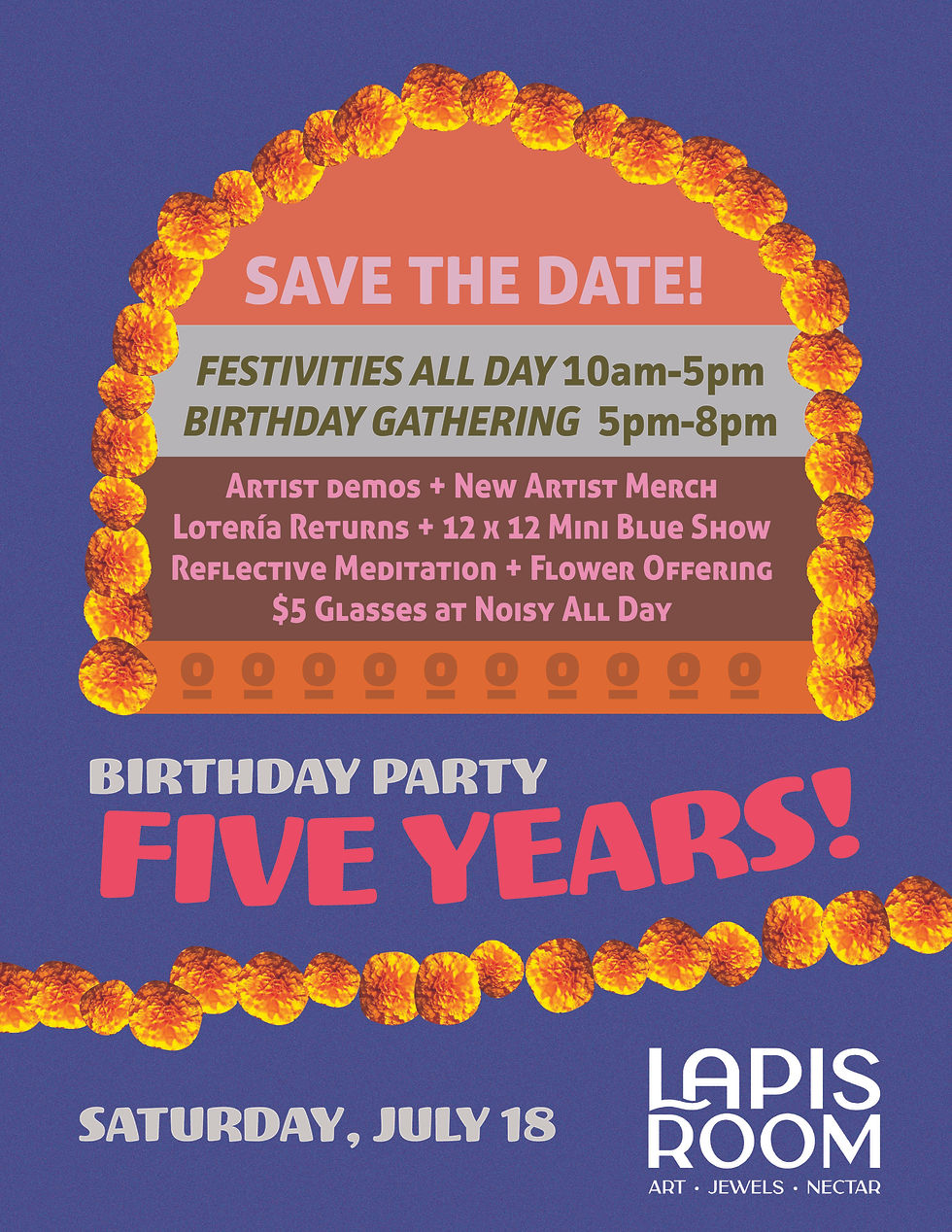 Lapis Room Turns FIVE!