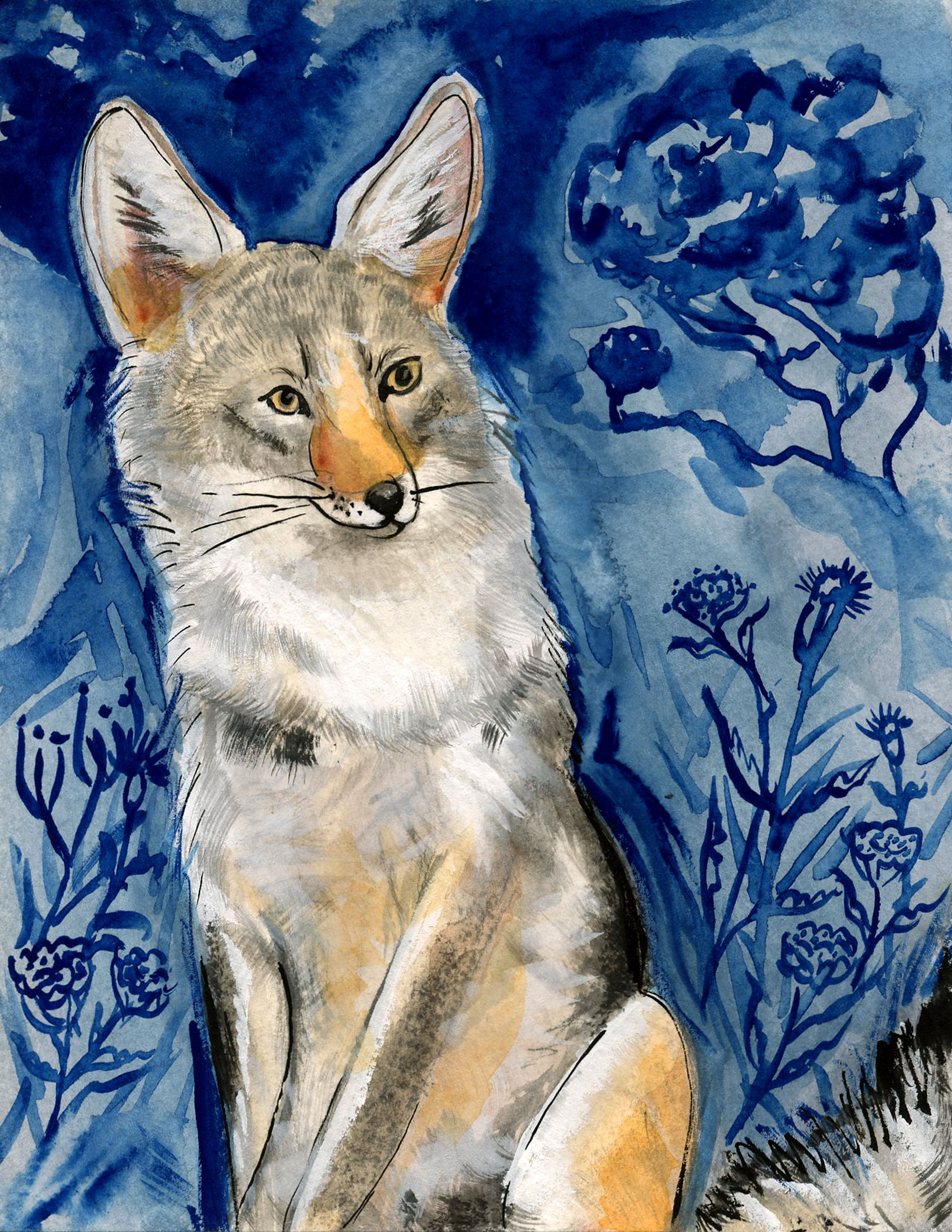 PRINT - "Dreaming in Blue"