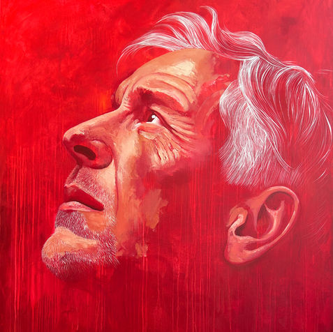 Acrylic painting on canvas, with augmented reality - 160 x 210cm