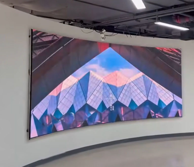 Custom Curved Wide Screen Video Wall