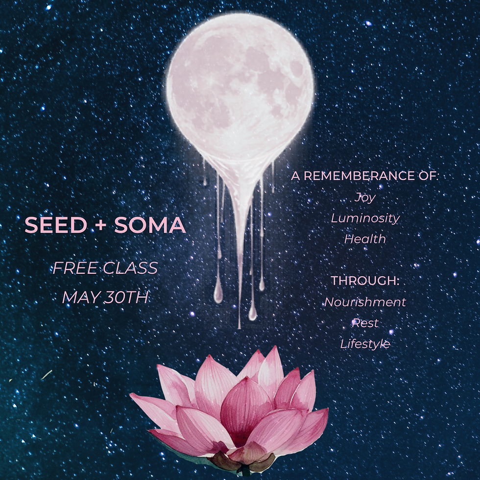FREE - "seed + soma" webinar
