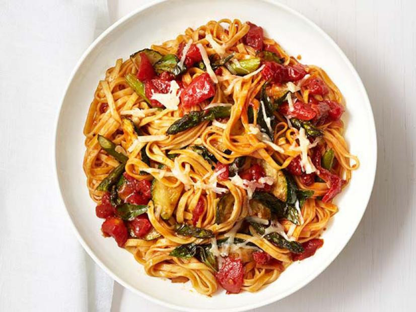 vegetable pasta dish